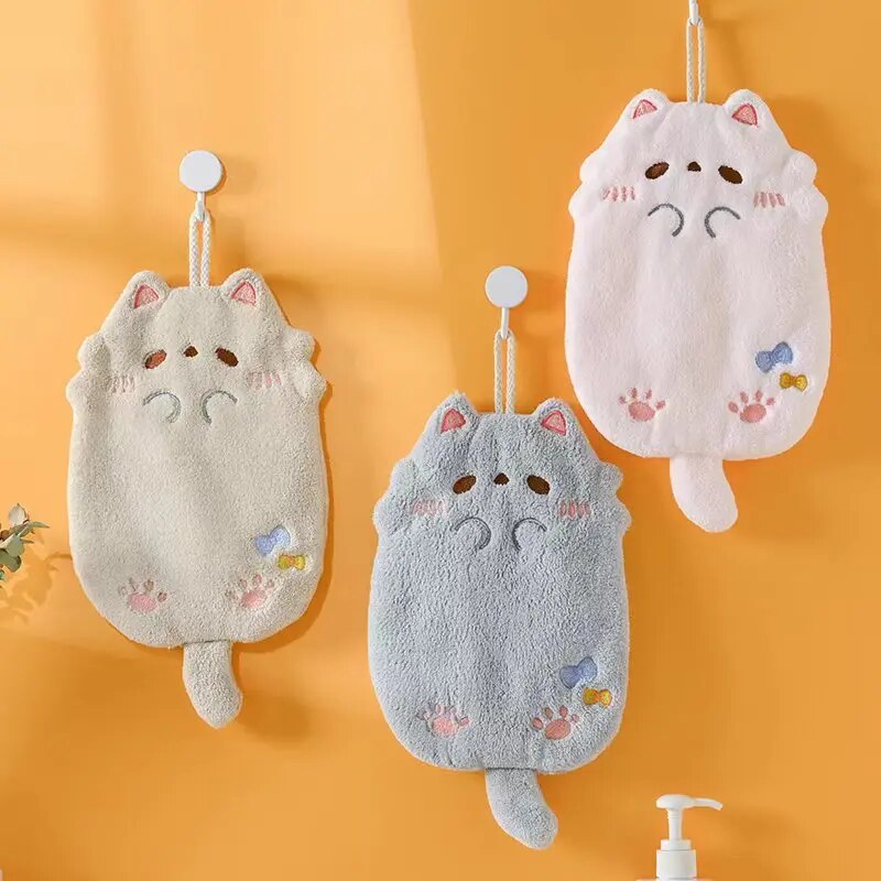 Women Kitchen Accessories - Wholesale Cute Cartoon Tanuki Hanging Towel