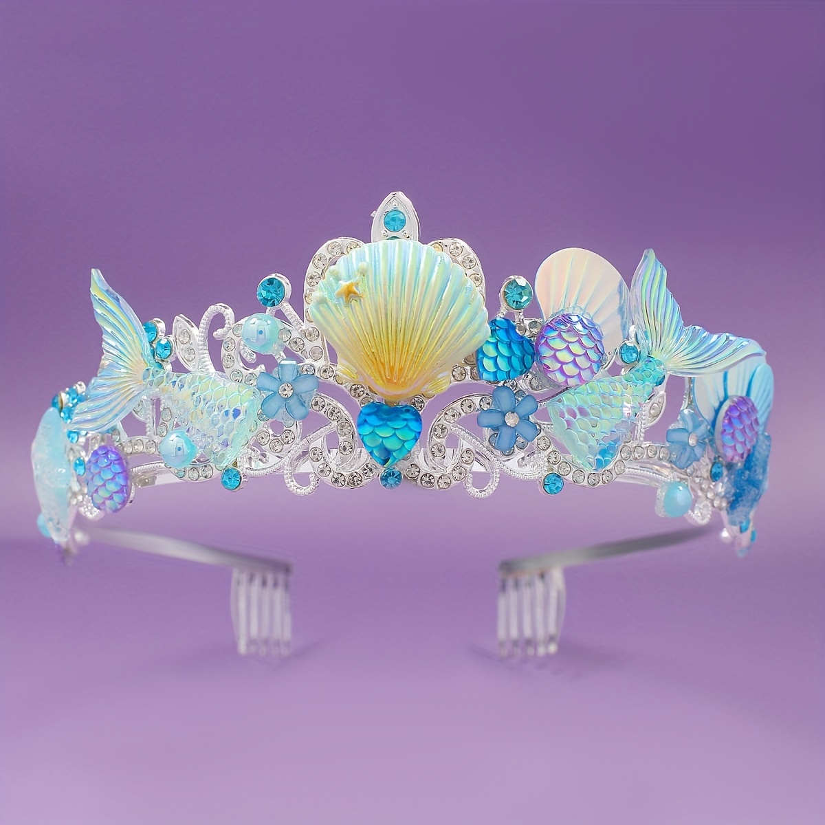 Women Accessories Jewelry - 2025 New Mermaid Hair Comb Crown
