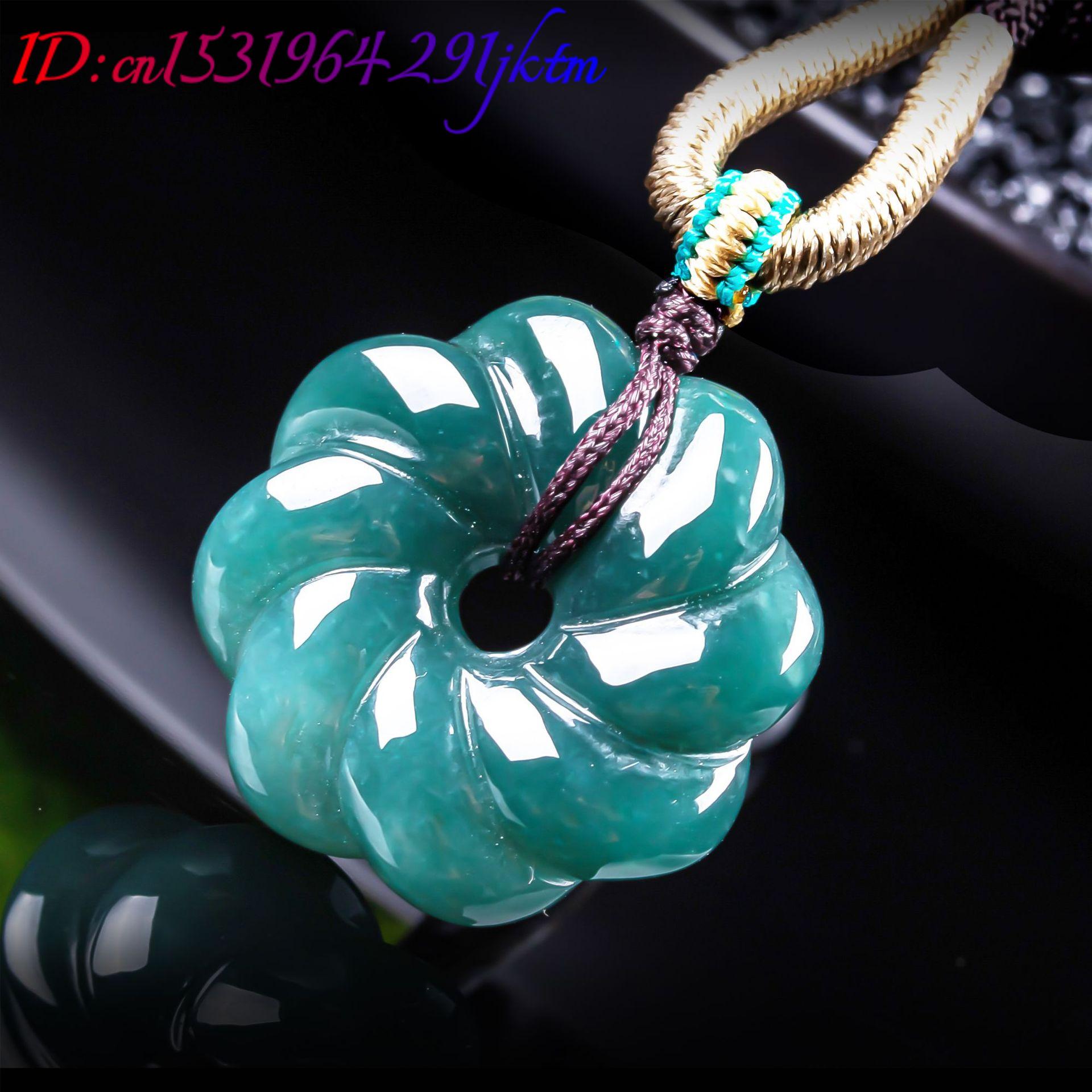 Natural Burmese Jadeite Flower - Women Accessories Jewelry recension och pris