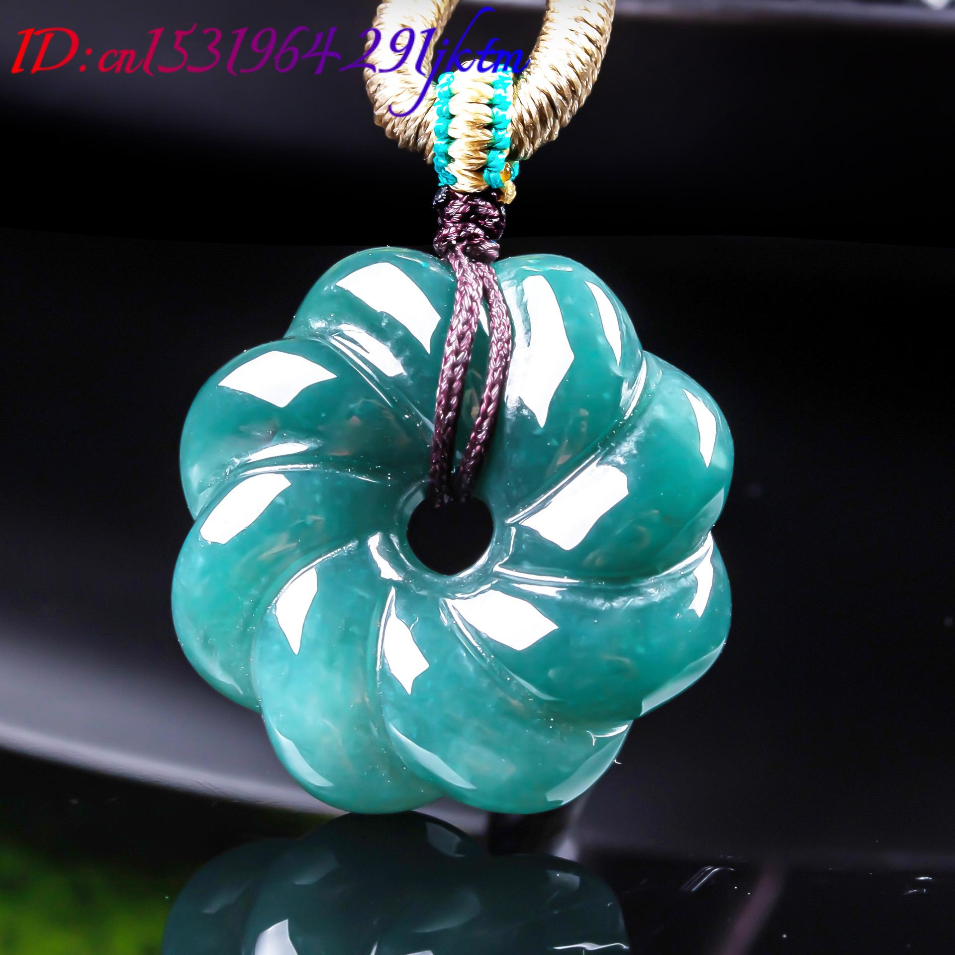Natural Burmese Jadeite Flower - Women Accessories Jewelry recension och pris