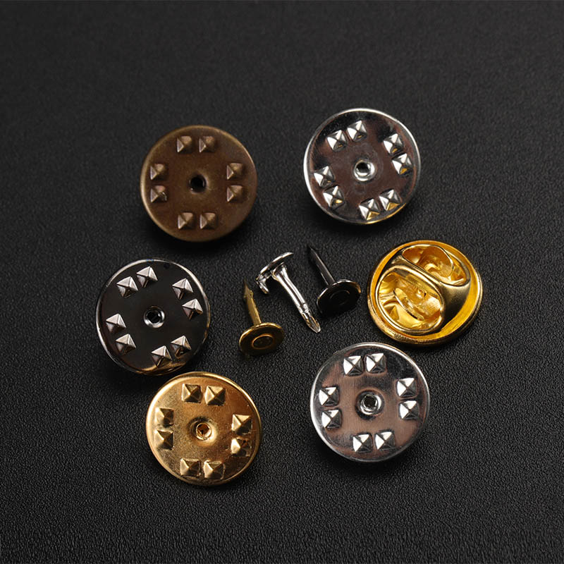 50sets/lot Metal Pin Backs Bro - Brooch Pin Gold recension och pris