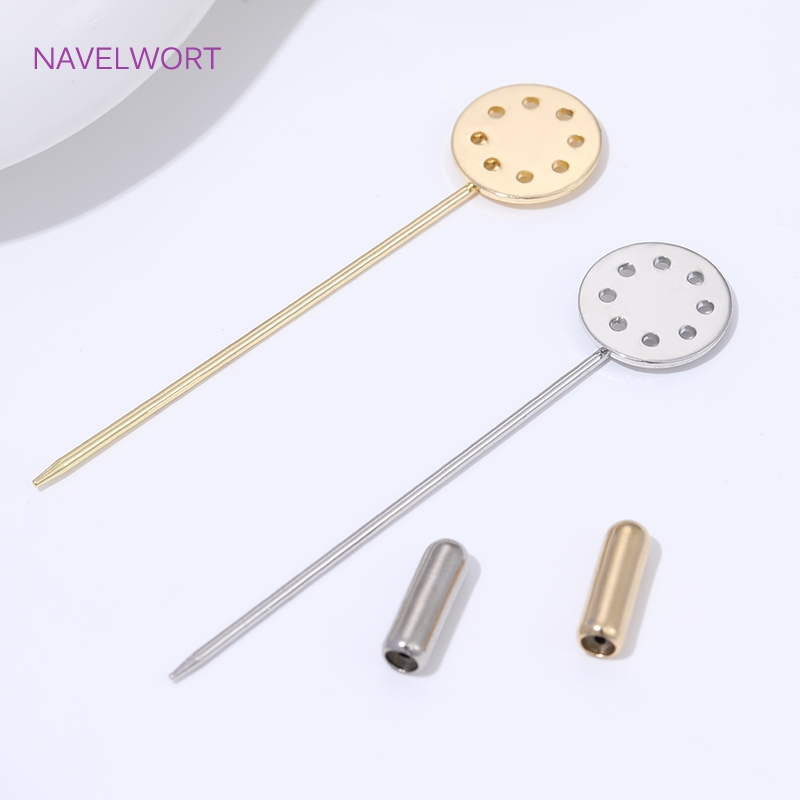 14K Gold Plated Long Brooch Sa - Brooch Pin Gold recension och pris