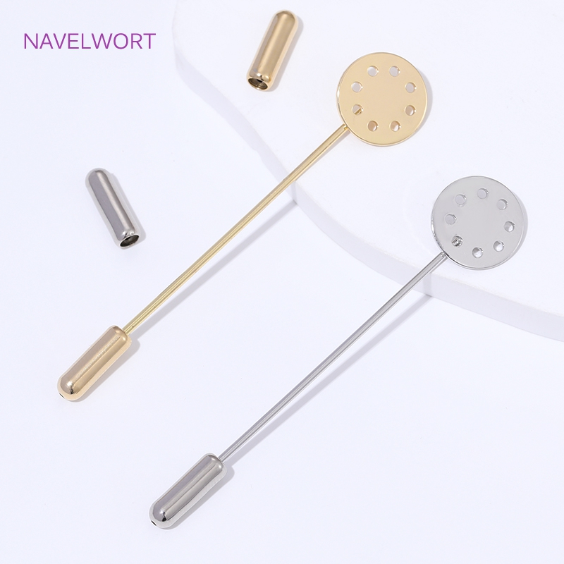 14K Gold Plated Long Brooch Sa - Brooch Pin Gold recension och pris