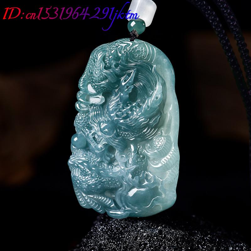 Natural Burmese Jadeite Dragon - Women Accessories Jewelry recension och pris