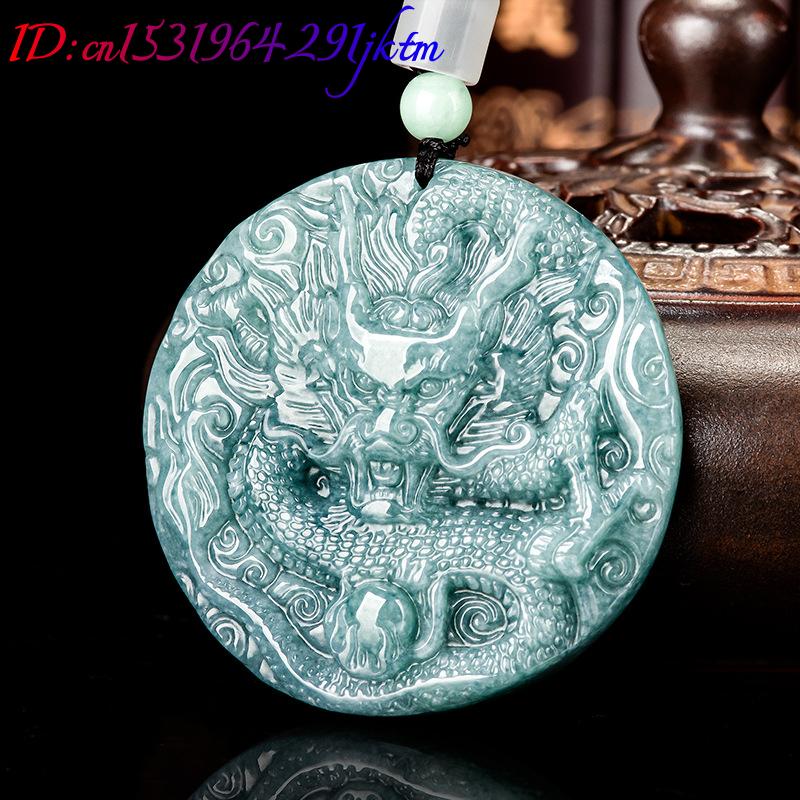 Burmese Jadeite Dragon Pendant - Women Accessories Jewelry recension och pris