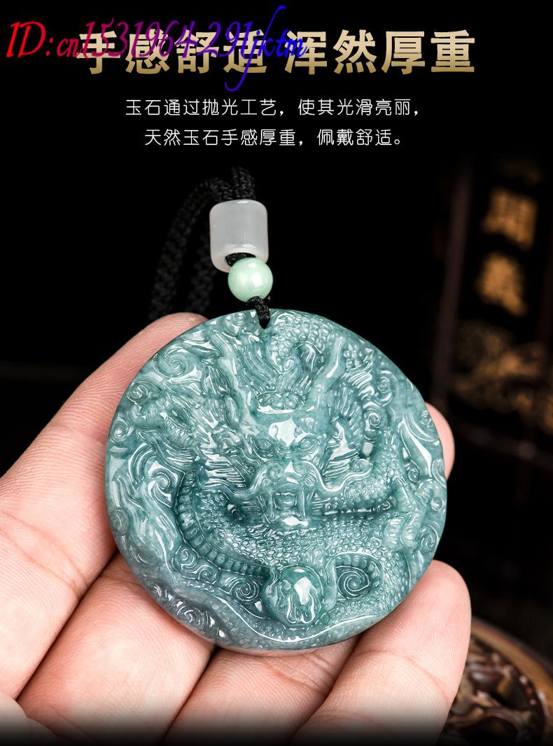 Burmese Jadeite Dragon Pendant - Women Accessories Jewelry recension och pris
