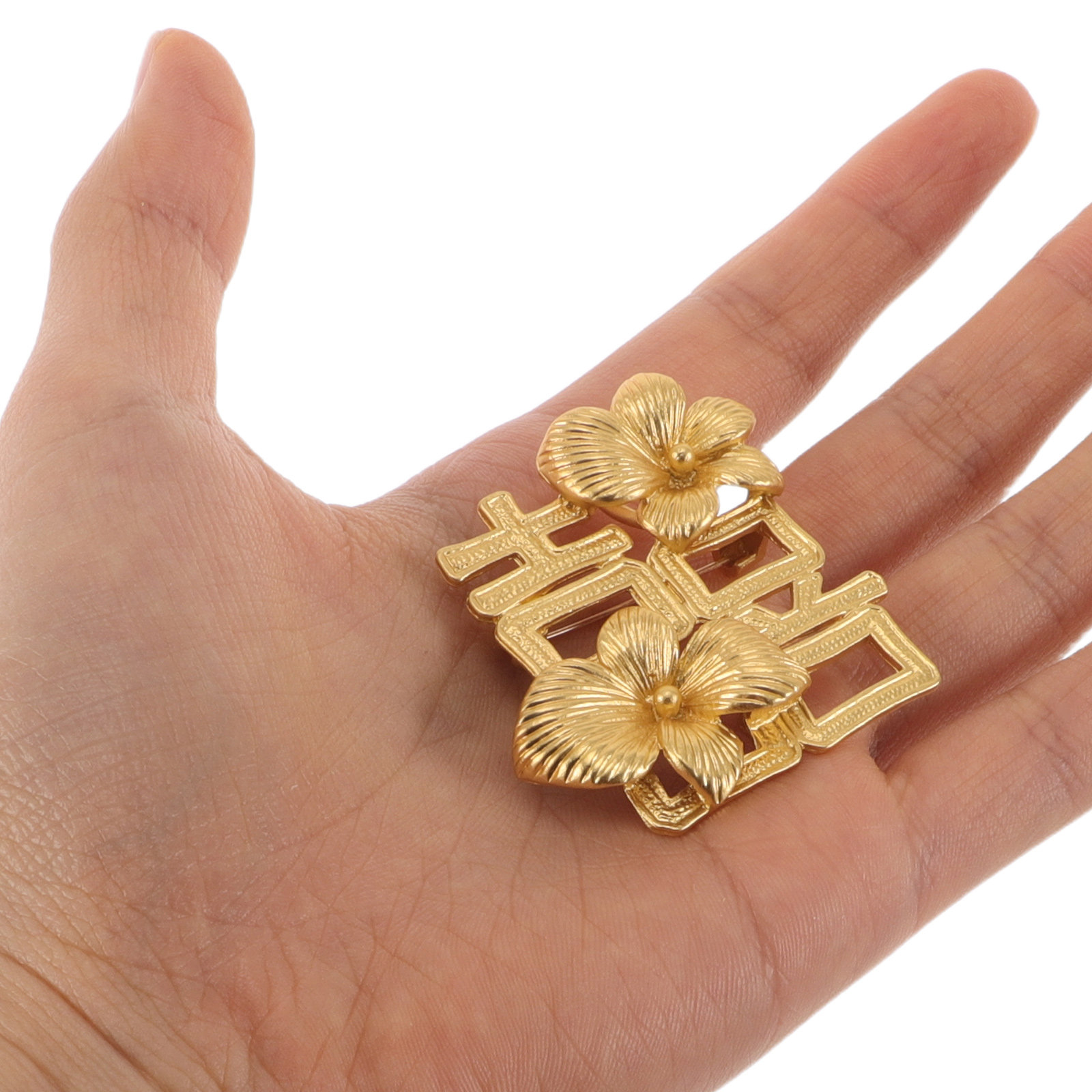 2Pcs Wedding Brooch Pins Chine - Brooch Pin Gold recension och pris