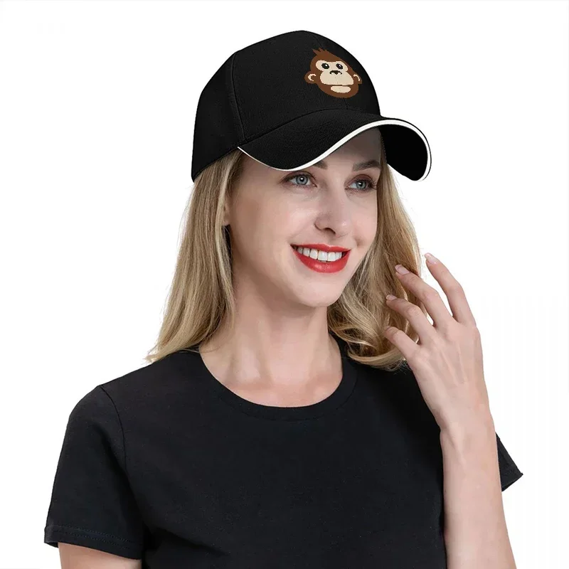 New Monkey Face Logo Baseball  - Women Accessories Logo Design recension och pris