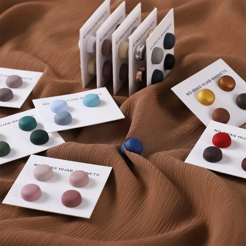 4Pcs/Card Matte Magnet Hijab P - Women Accessories In Wholesale recension och pris