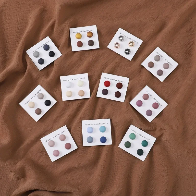 4Pcs/Card Matte Magnet Hijab P - Women Accessories In Wholesale recension och pris