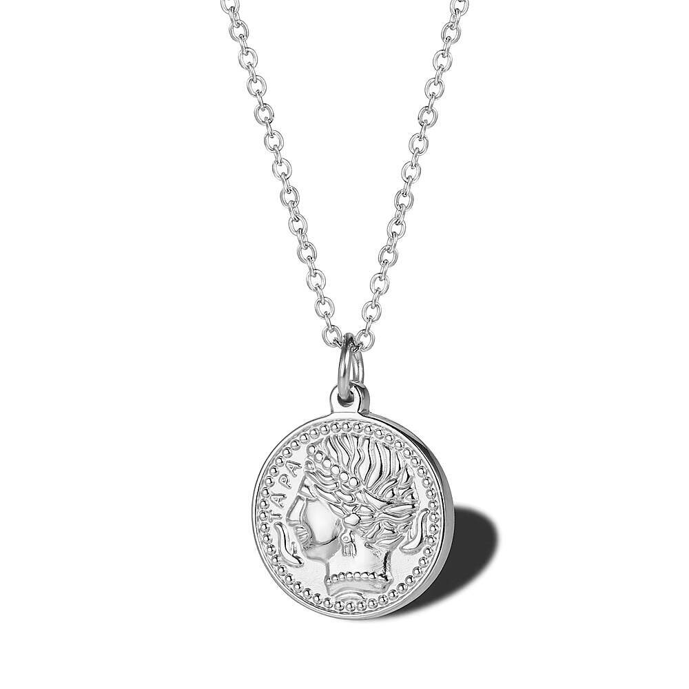 Women Delicate Gold Plated Eli - Coin Necklace Delicate recension och pris