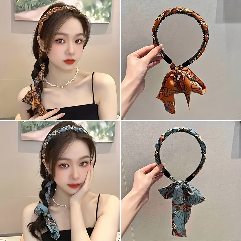 3pcs Vintage Style Printed Hea - Women Accessories Shop Design recension och pris