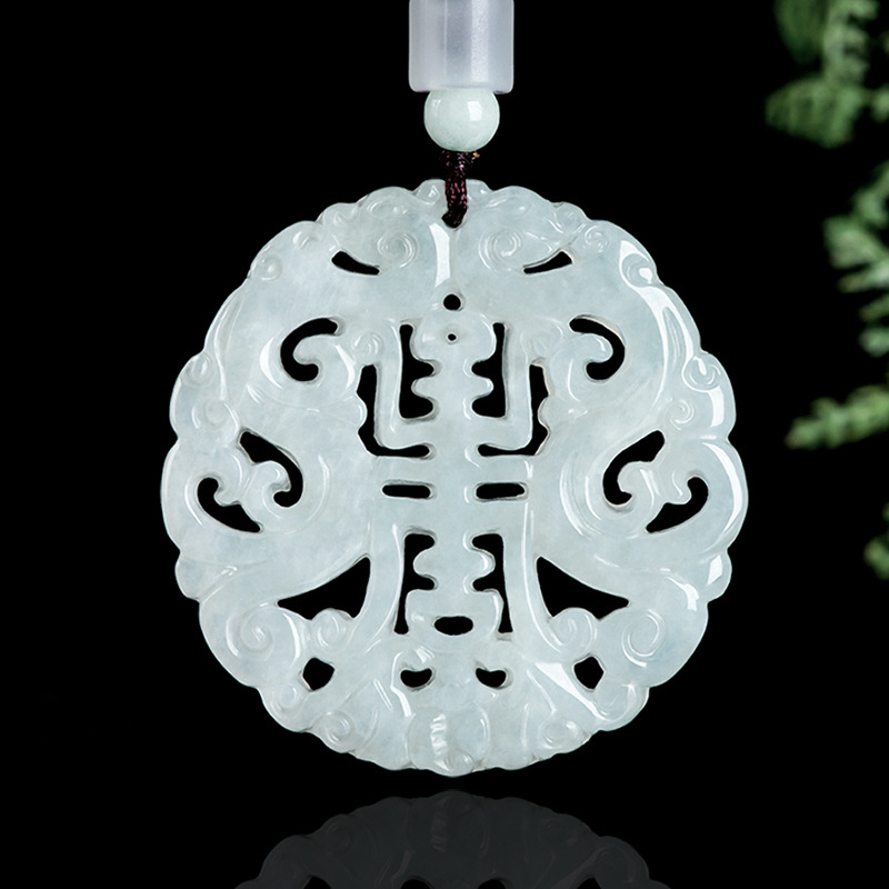 Burmese Jadeite Dragon Pendant - Women Accessories Jewelry recension och pris