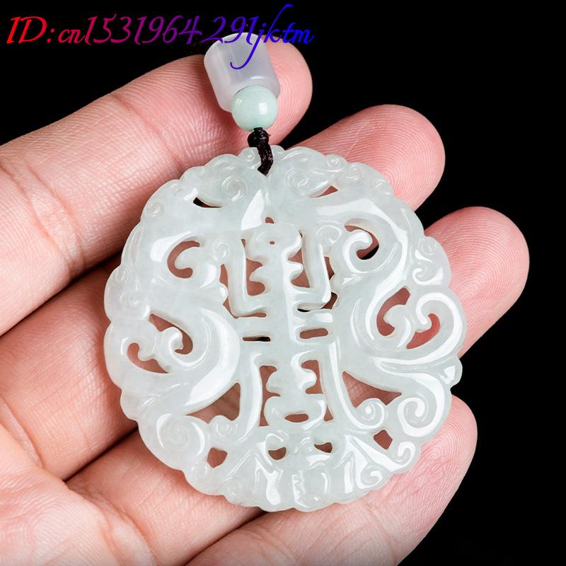 Burmese Jadeite Dragon Pendant - Women Accessories Jewelry recension och pris