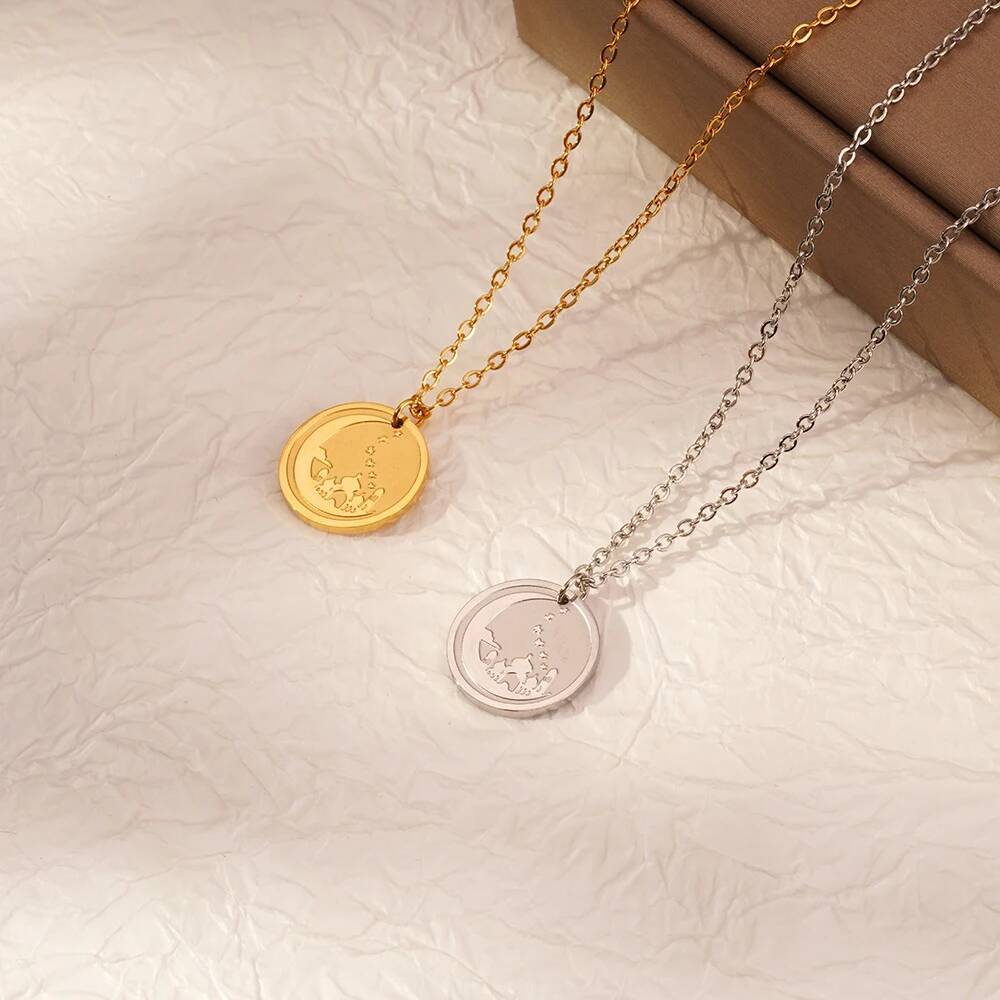 Jerusalem Palace Moon Coin Dis - Coin Necklace Delicate recension och pris
