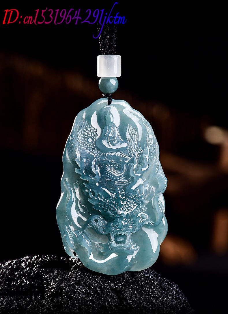 Natural Burmese Jadeite Dragon - Women Accessories Jewelry recension och pris
