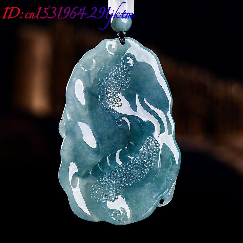 Natural Burmese Jadeite Dragon - Women Accessories Jewelry recension och pris