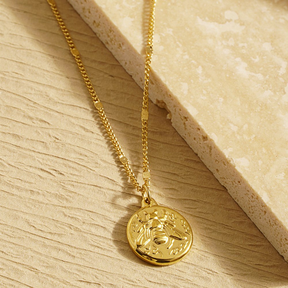 Stainless Steel Women Delicate - Coin Necklace Delicate recension och pris