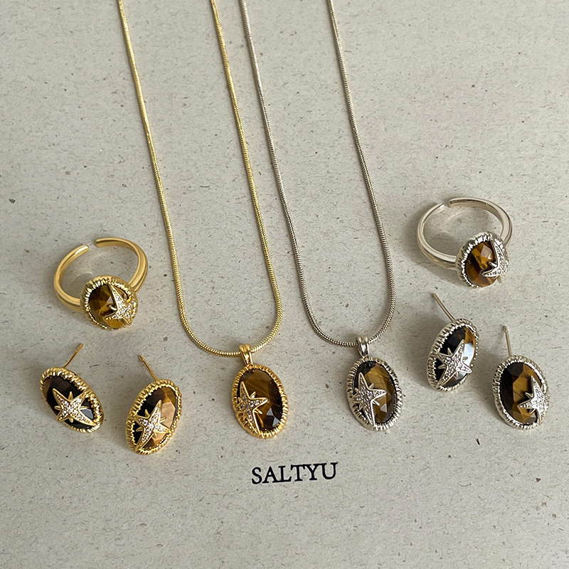 Minar Delicate Natural Stone T - Coin Necklace Delicate recension och pris
