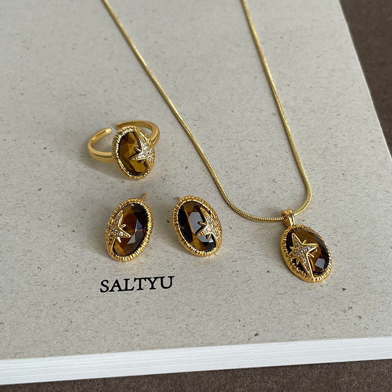 Minar Delicate Natural Stone T - Coin Necklace Delicate recension och pris
