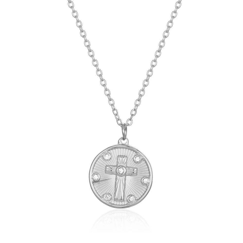 Women Delicate Round Coin Zirc - Coin Necklace Delicate recension och pris