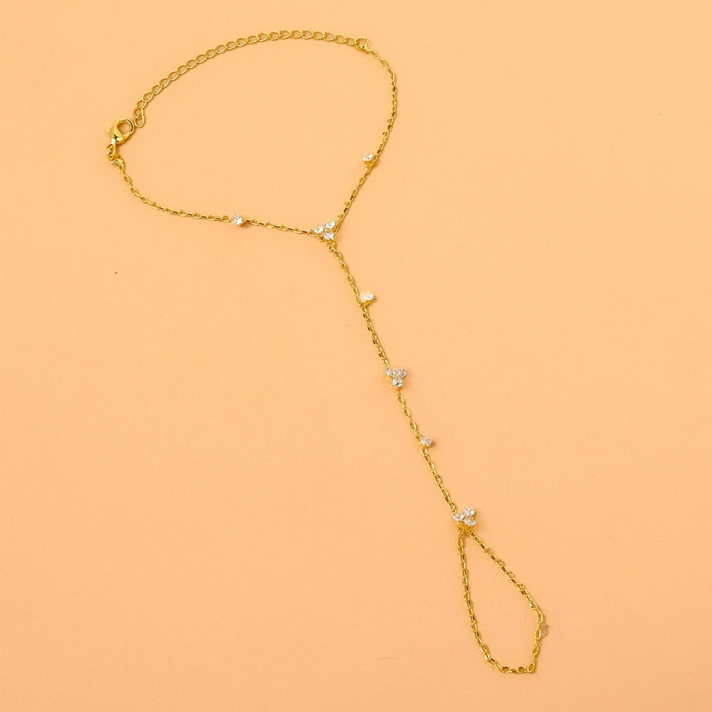Crystal Fingerless Hand Chain  - Women Accessories In Amazon recension och pris