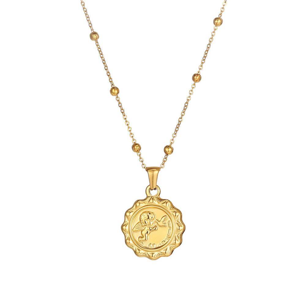 Women Delicate The Angel Cupid - Coin Necklace Delicate recension och pris