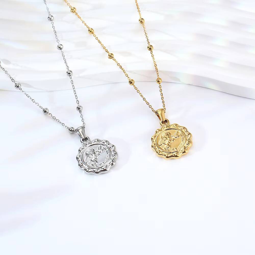 Women Delicate The Angel Cupid - Coin Necklace Delicate recension och pris