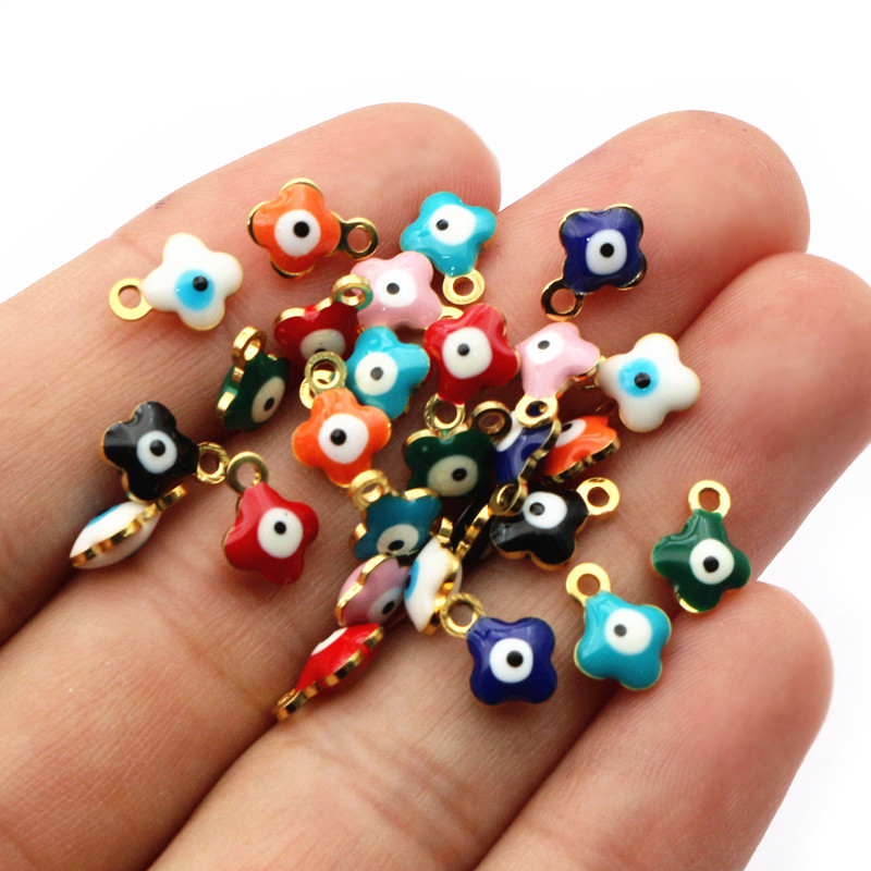 20pcs Charms Enamel Seahorse S - Evil Eye Bracelet recension och pris