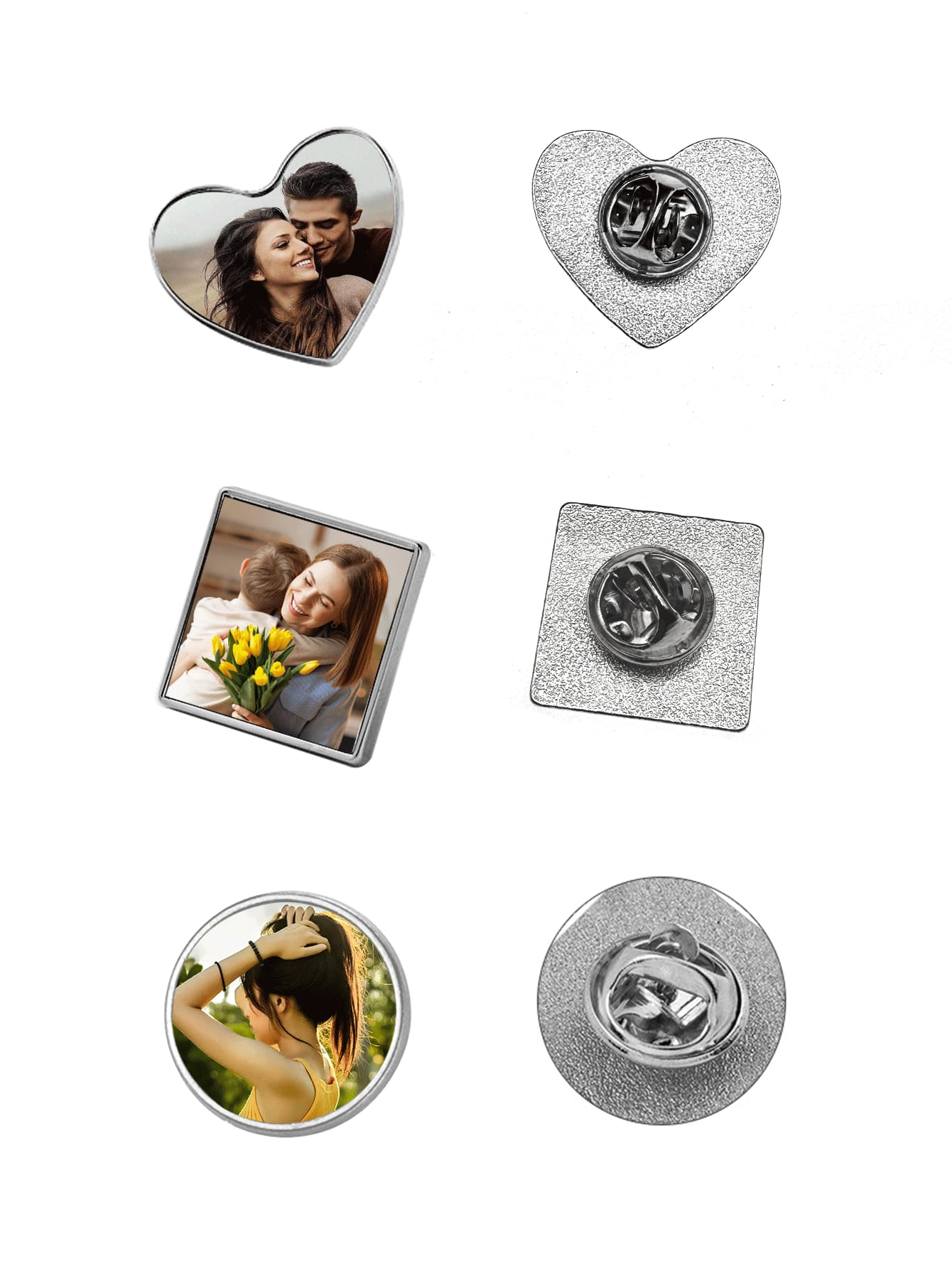 Custom Gold/Silver Metal Brooc - Brooch Pin Gold recension och pris