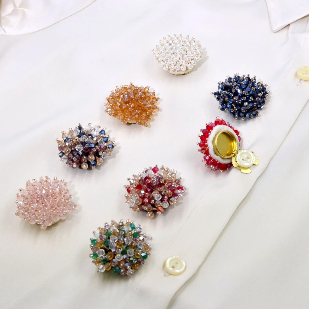 2PCS Elegant Button Covers Han - Women Accessories Jewelry recension och pris