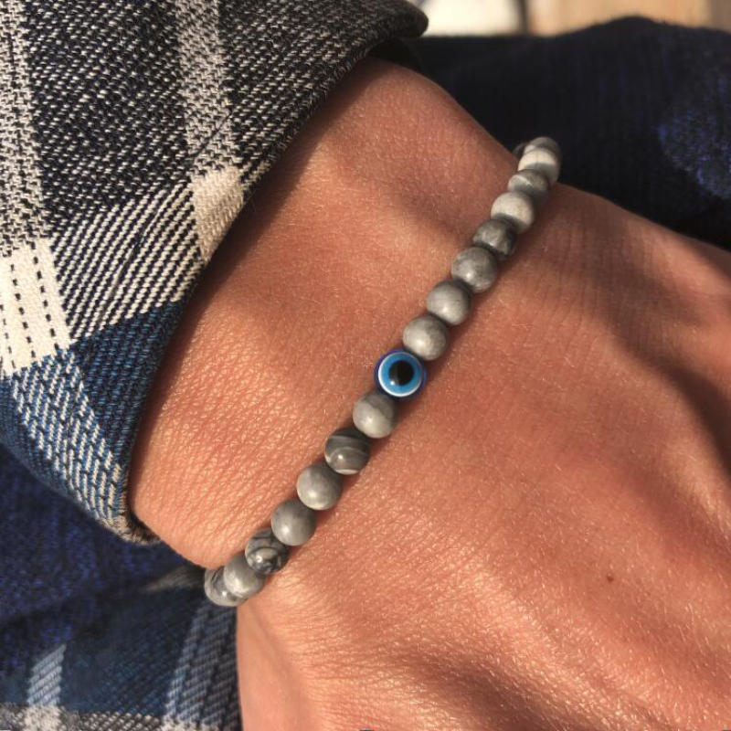 Minimalist Motorbike Bracelet  - Evil Eye Bracelet recension och pris