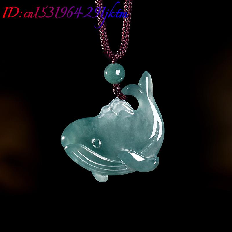 Natural Burmese Jadeite Whale  - Women Accessories Jewelry recension och pris