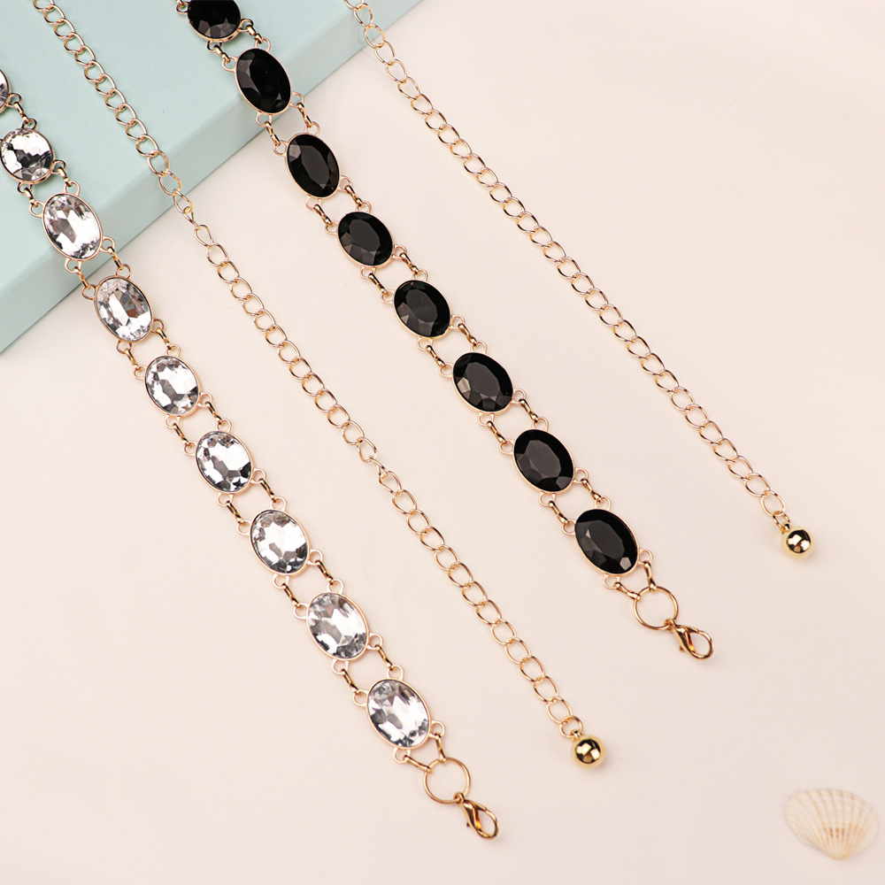 Chic Rhinestone Waist Chain Wo - Women'S Accessories For Formal Wear recension och pris
