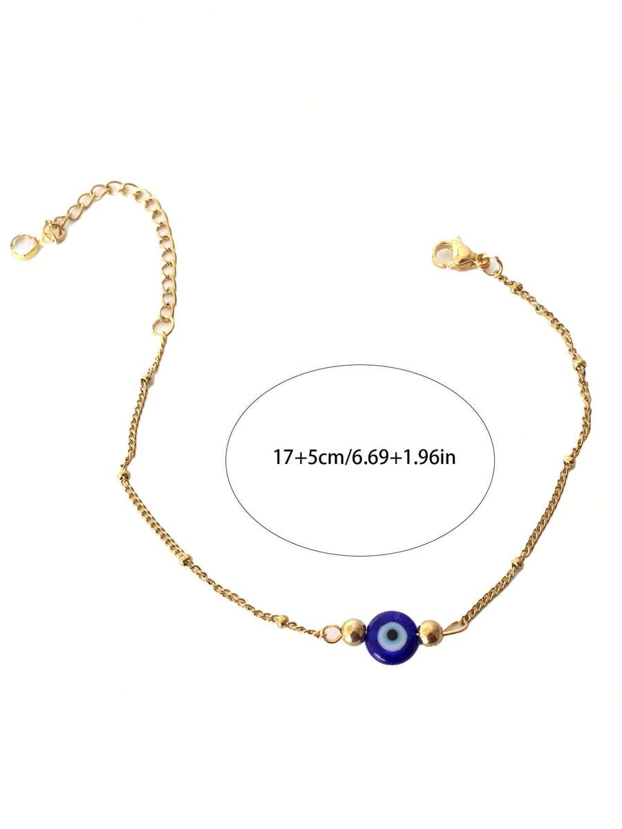 1pc Blue Evil Eye Women's Deli - Evil Eye Bracelet recension och pris