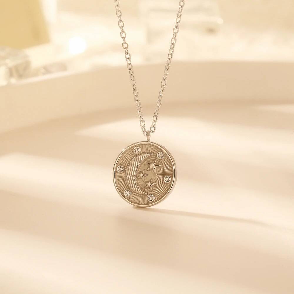 Stainless Steel Women Delicate - Coin Necklace Delicate recension och pris