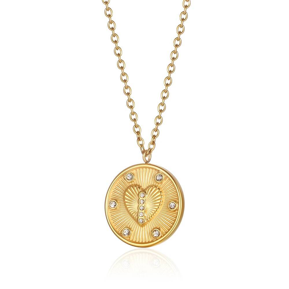Stainless Steel Women Delicate - Coin Necklace Delicate recension och pris