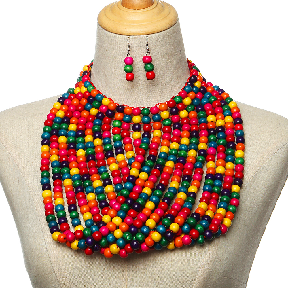 African style wood bead fringe - Women Accessories In Amazon recension och pris