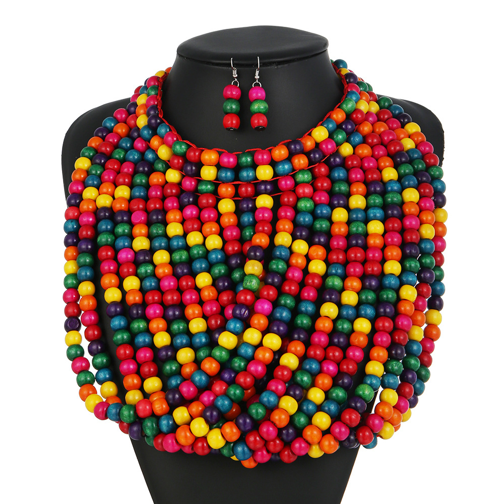 African style wood bead fringe - Women Accessories In Amazon recension och pris