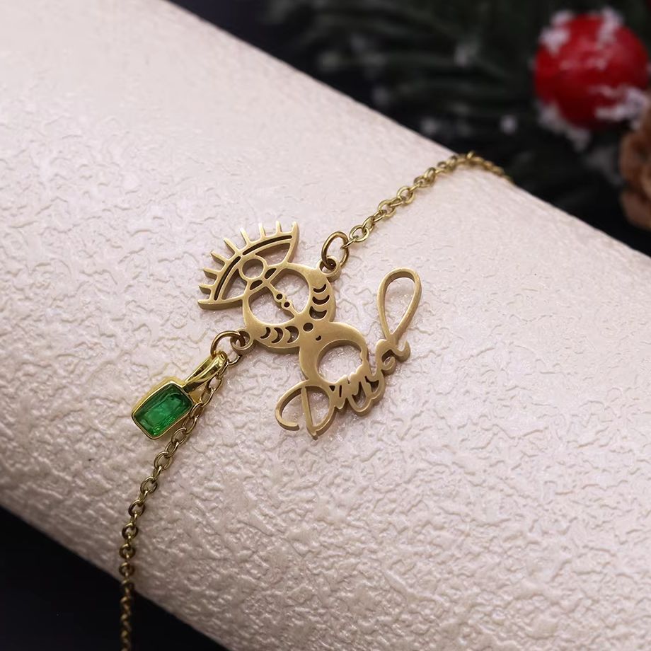 Todorova Custom Name Evil Eye  - Evil Eye Bracelet recension och pris