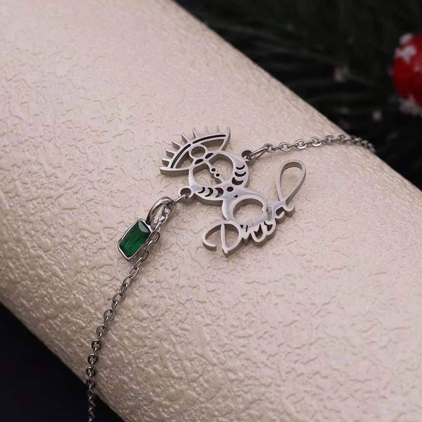 Todorova Custom Name Evil Eye  - Evil Eye Bracelet recension och pris