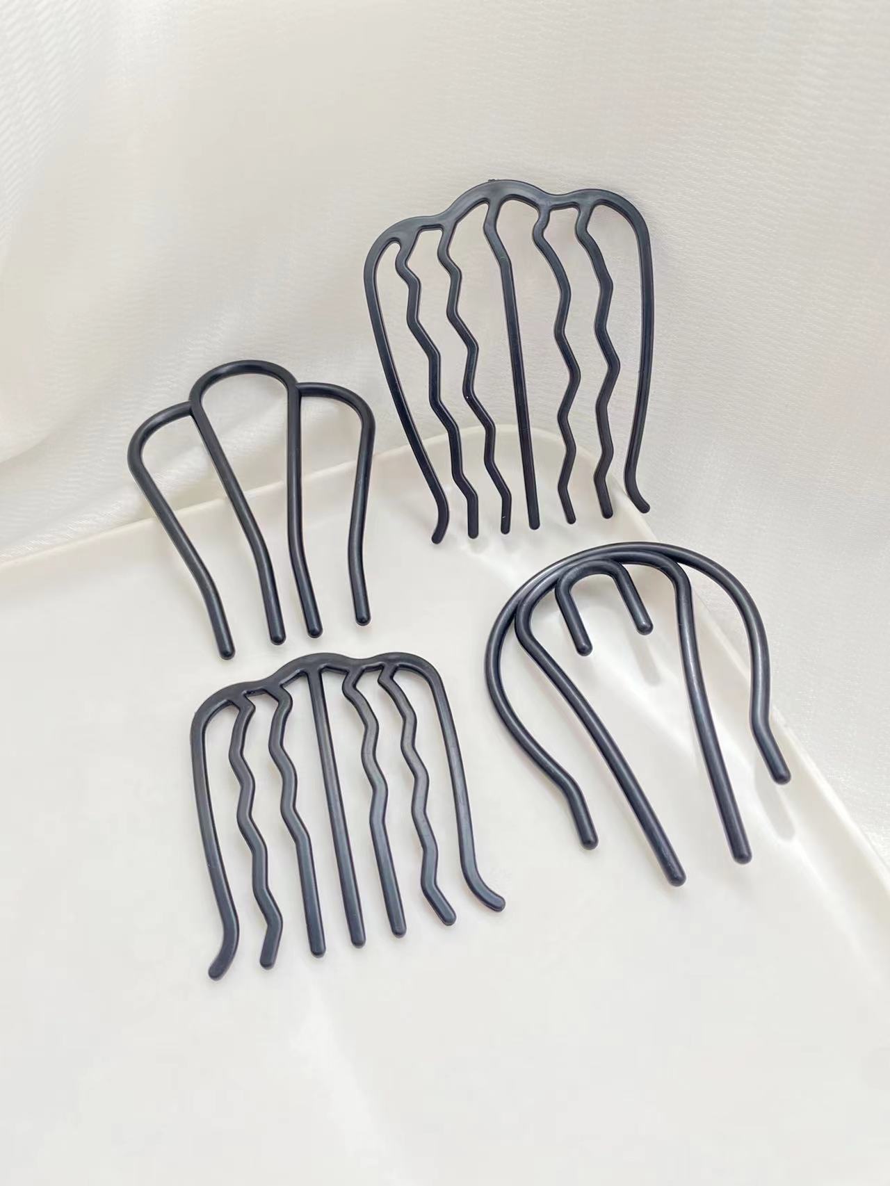 4pcs Black Hair Combs with Dif - Women Accessories Shop Design recension och pris