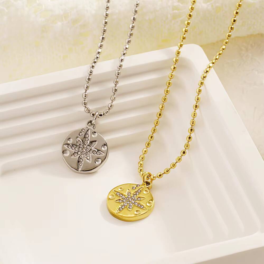 Stainless Steel Women Delicate - Coin Necklace Delicate recension och pris