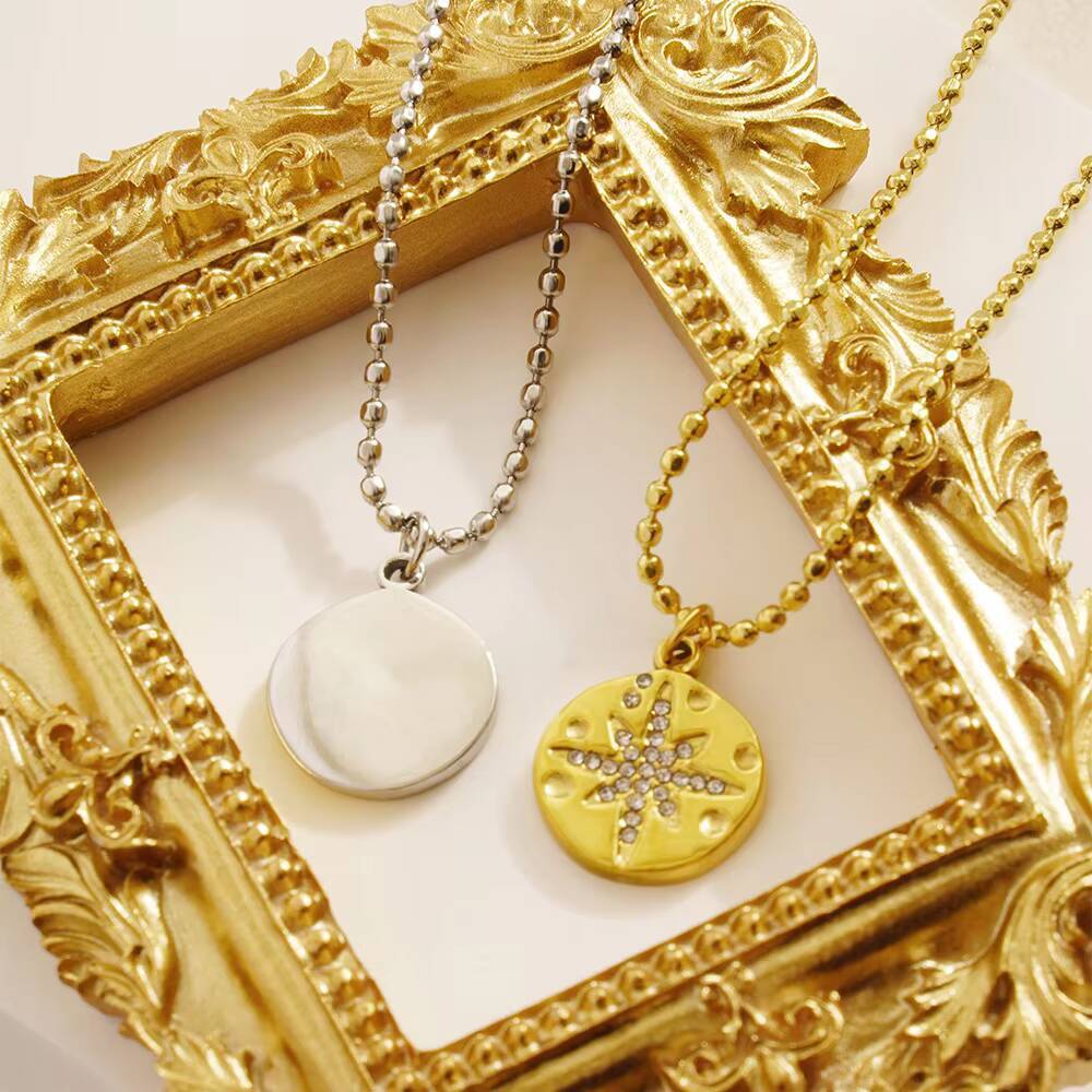 Stainless Steel Women Delicate - Coin Necklace Delicate recension och pris