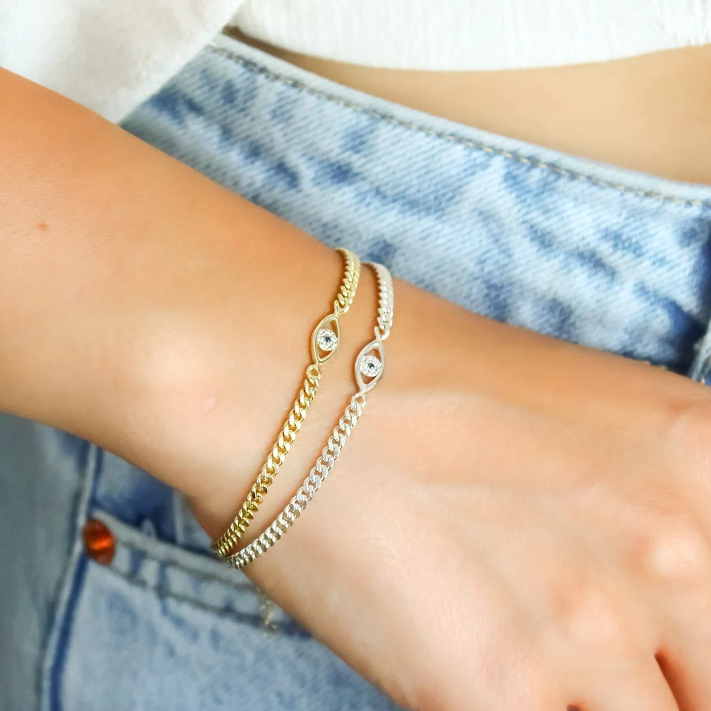 Stonefans Simple Evil Eye Brac - Evil Eye Bracelet recension och pris