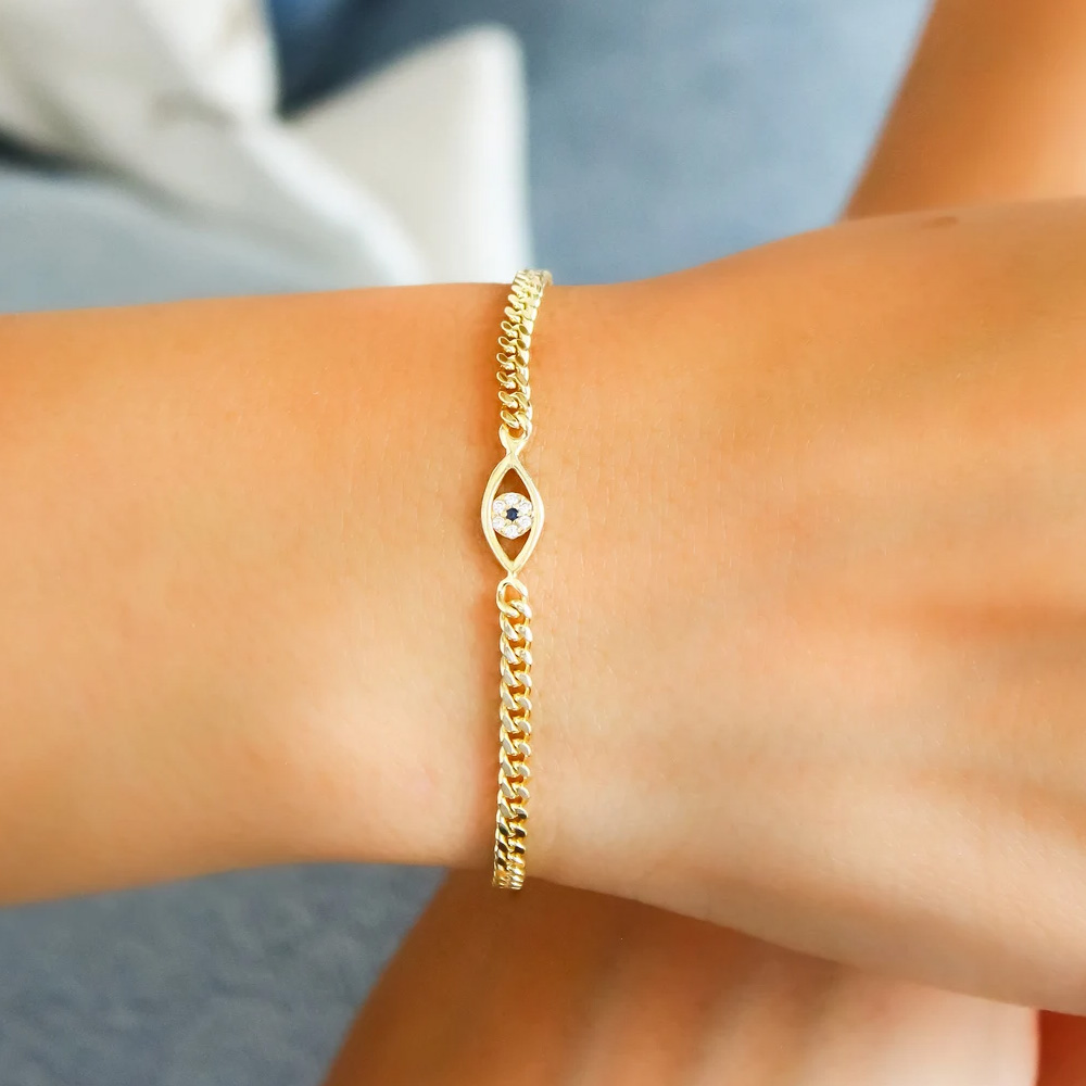 Stonefans Simple Evil Eye Brac - Evil Eye Bracelet recension och pris
