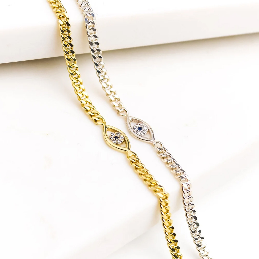 Stonefans Simple Evil Eye Brac - Evil Eye Bracelet recension och pris