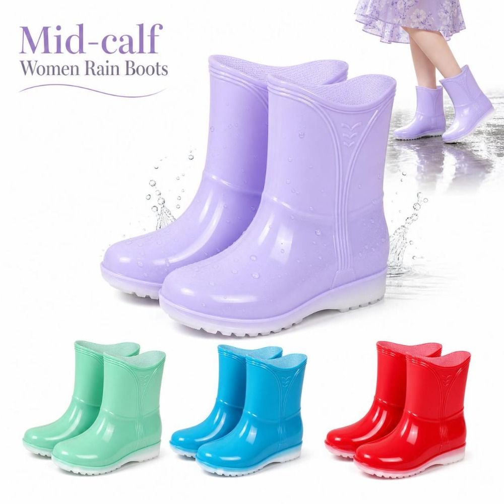 Mid-calf Women Rain Boots Wate - Women Kitchen Accessories recension och pris