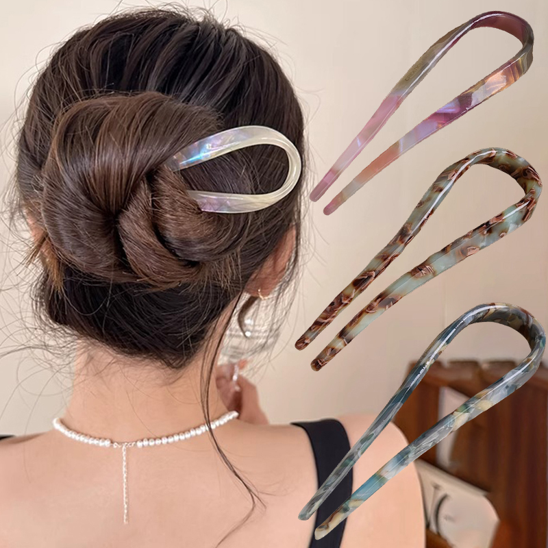 U-Shaped Hair Sticks Acetate A - Women'S Accessories H&M recension och pris