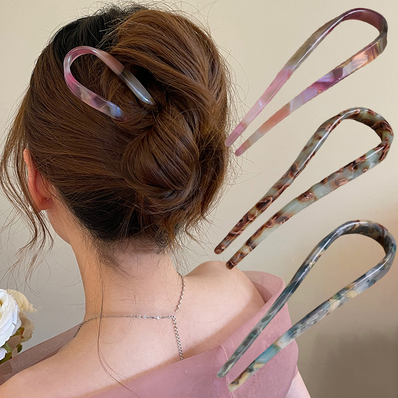 U-Shaped Hair Sticks Acetate A - Women'S Accessories H&M recension och pris
